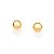 Brinco Rommanel Esfera Infantil Ouro 18K - Imagem 2