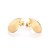 Brinco Rommanel Gota Abaulada Ouro 18K - Imagem 2
