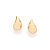 Brinco Rommanel Gota Ouro 18K - Imagem 1