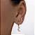 Kit Rommanel Brinco Argola Lua Ouro 18K - Imagem 3