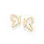 Brinco Rommanel Borboleta Ouro 18K - Imagem 1