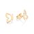 Brinco Rommanel Borboleta Ouro 18K - Imagem 2
