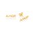 Brinco Rommanel Amor Ouro 18K - Imagem 2