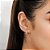 Brinco Rommanel Argola Oval Ouro 18K - Imagem 3