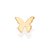 Brinco Rommanel One Borboleta Ouro 18K - Imagem 1