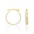Brinco Rommanel Argola com Rhodium Ouro 18K - Imagem 2