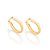 Brinco Rommanel Argola Ouro 18K - Imagem 1