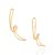 Brinco Rommanel Ouro 18K - Imagem 1