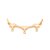 Pingente Rommanel Canga com Corações Ouro 18K - Imagem 1
