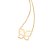 Gargantilha Rommanel com Pingente Logo Ouro 18K - Imagem 1