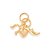 Pingente Rommanel Penca Ouro 18K - Imagem 1