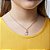 Pingente Rommanel Cara Metade com Resina Ouro 18K - Imagem 3