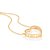 Gargantilha Rommanel Love com Zircônias Ouro 18K - Imagem 2