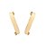 Brinco Ear Hook Liso Torcido Rommanel Ana Castela 527723 - Imagem 1