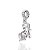 Berloque Cavalo Zirconias Rommanel Ana Castela 840375 - Imagem 1