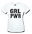 Camiseta baby look feminina Power Girl GRL PWR - Imagem 2