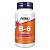 Vitamina B6 Piridoxina 100mg 100vcp. Now Foods - Imagem 1