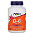 Vitamina B-6, 100mg, 250 Cápsulas, Now - Imagem 1