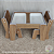 Mesa Sensorial com 2 cadeiras (acompanha 2 bandejas e tampo dupla face) - Imagem 9