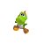 Pelucia Turma Mario Bros YOSHI VERDE - Imagem 1