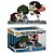 Pop Funko Demon Slayer Tanjiro & Nezuko Vs. Temple Demon 1419 - Imagem 1