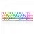 Teclado Gamer Redragon Pollux Rgb Branco Switch Brown - Imagem 1