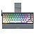 Teclado Mecanico Gamer Shaco Rgb Switch Brown Redragon K641g-Gw-Rgb Preto E Cinza - Imagem 1