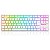 Teclado Mecânico Redragon Kumara Pro Rgb Wireless Bluetooth Branco - Imagem 1