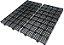 Estrado Plastico Preto 50x25x2,5cm - Pallet Palete - Imagem 2