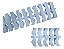 Grelha Flexível Plástica 10cm - 1 Metro - Imagem 1