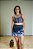 Short Saia Striped flowers - Imagem 1