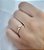 Anel Skinny Ring com bola trabalhada  banho em ouro 18k - Imagem 2