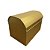 Caixa  Vazia Baú Dourado - Imagem 1