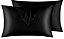 Fronha de Cetim Anti Frizz Premium Extra Brilho 50 X 70  (1 unidade) Cor Preto - Imagem 1