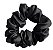 Scrunchie de Cetim Anti Frizz - Xuxinha Cor Preto - Imagem 1