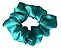 Scrunchie de Cetim Anti Frizz - Xuxinha Cor Verde - Imagem 1
