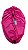 Touca de Cetim Alongada Anti Encolhimento - Simples - Rosa Pink - Imagem 1