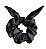 Scrunchie de Cetim Lacinho Anti Frizz- Preto - Imagem 1