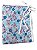 Toalha  Para  Fitagem 100% Algodão Floral Azul e Rosa - Imagem 1