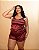 Pijama em Cetim - Mariah  Marsala - Imagem 2