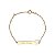 Pulseira de Chapinha em  Ouro 18k Menina - Imagem 1