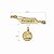 Alfinete Boton de Batismo Ouro 18k - Imagem 7