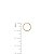 Brinco Argola Redondo Baby Ouro 18K - Imagem 4