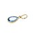 Pingente de Ouro 18k Gota de Zircônia Azul (Pode haver alteração na cor por ser pedra zircônia). - Imagem 3