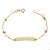 Pulseira de Chapinha Ouro 18k Baby com Bolinhas - Imagem 1