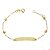 Pulseira de Chapinha Ouro 18k Baby com Bolinhas - Imagem 1