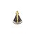 Pingente de Ouro 18k Nossa Senhora Aparecida com Zircônia - Imagem 1