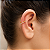 Piercing de Orelha em Ouro 18k com tarraxa Bolinha de Rosca e zircônias - Imagem 8