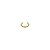 Piercing de Encaixe de Orelha  Bolinha em 0uro 18k com Zircônias - Imagem 3