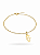 Pulseira portuguesa em ouro 18k-Mãe de Menina - Imagem 1